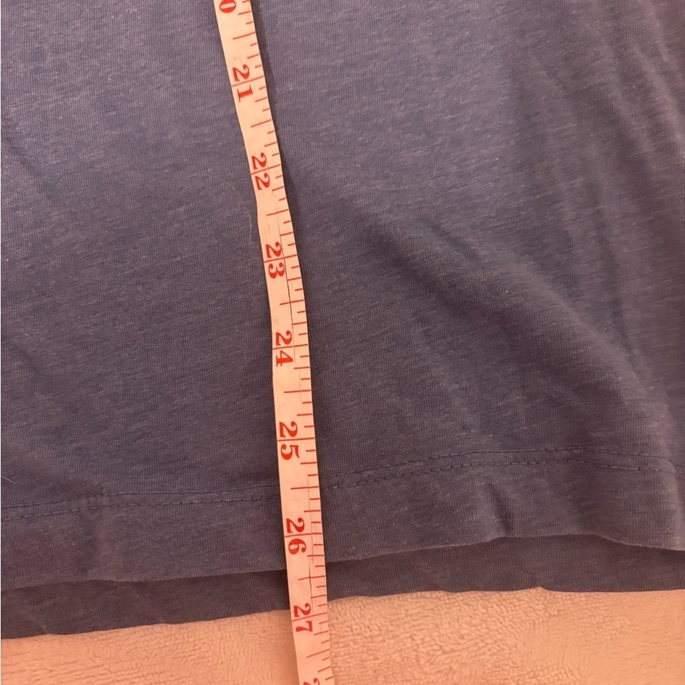 J. Crew Blue Short Sleeve Tee with Graphic Design - Picture 5 of 8